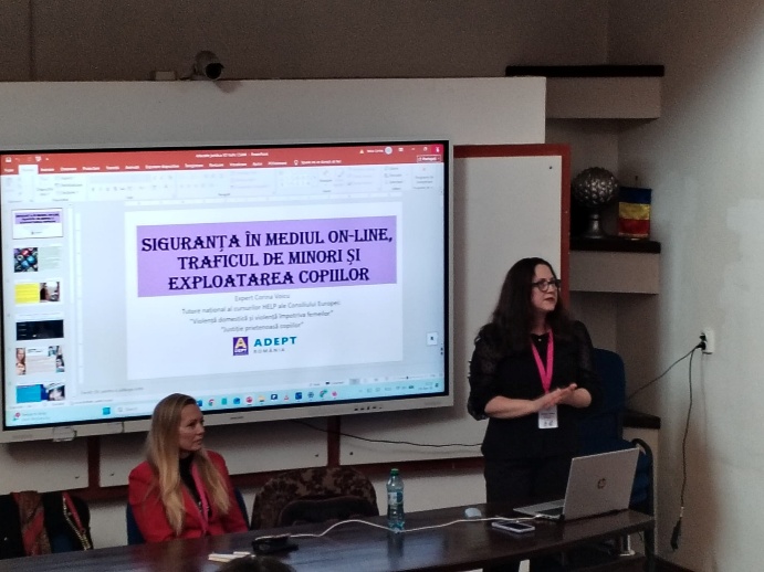 Imagine Educație juridică pentru siguranța tinerilor- activitate organizată la Colegiul Național „Grigore Ghica” din Dorohoi, județul Botoșani